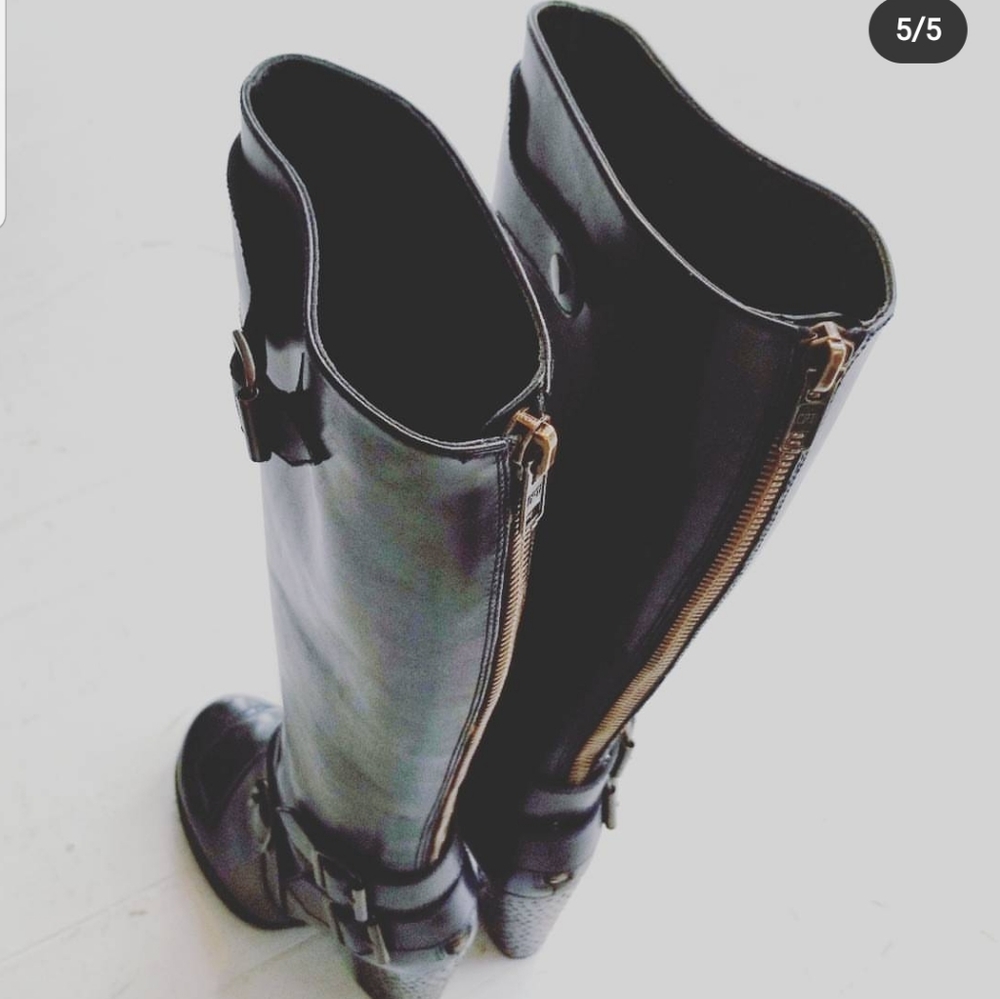 Black Leather boots - Picture 7 of 8